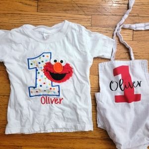 First birthday Oliver items